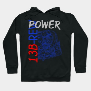 13B-REW RX7 Engine Hoodie